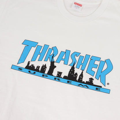 21AW ×THRASHER スカイラインロゴ Tシャツ(Skyline Tee)