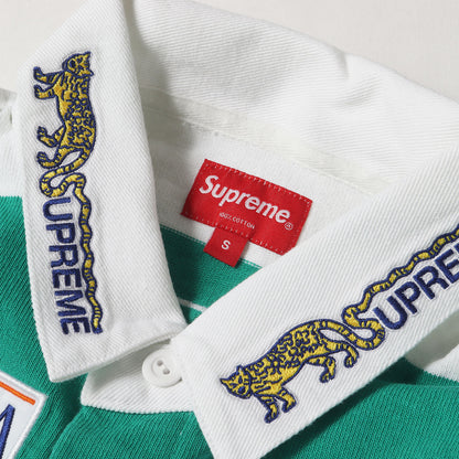 22SS BOXロゴパッチ ボーダー ラガーシャツ(Stripe Rugby)