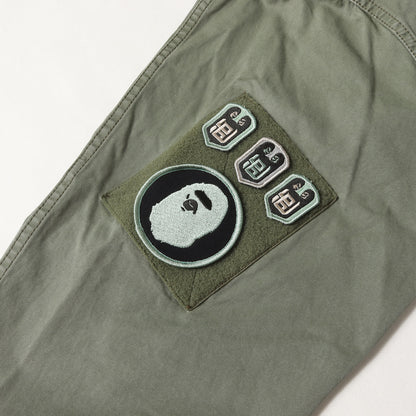 パッチ付き フィッシュテール モッズコート