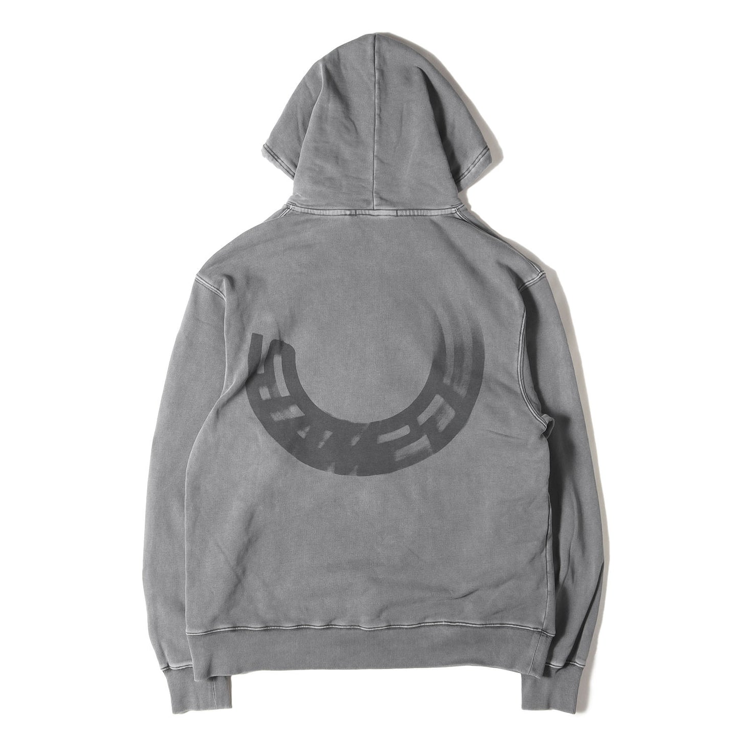 ピグメントダイ加工 スウェットパーカー