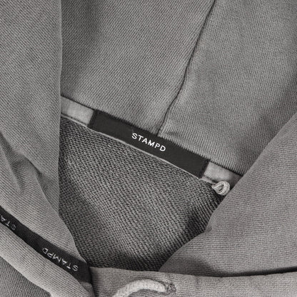 ピグメントダイ加工 スウェットパーカー