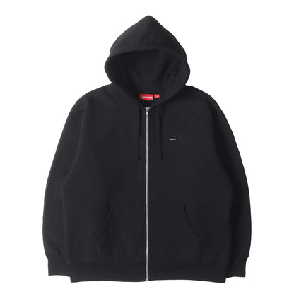 22AW スモールBOXロゴ ジップ スウェットパーカー(Small Box Drawcord Zip Up Hooded Sweatshirt)