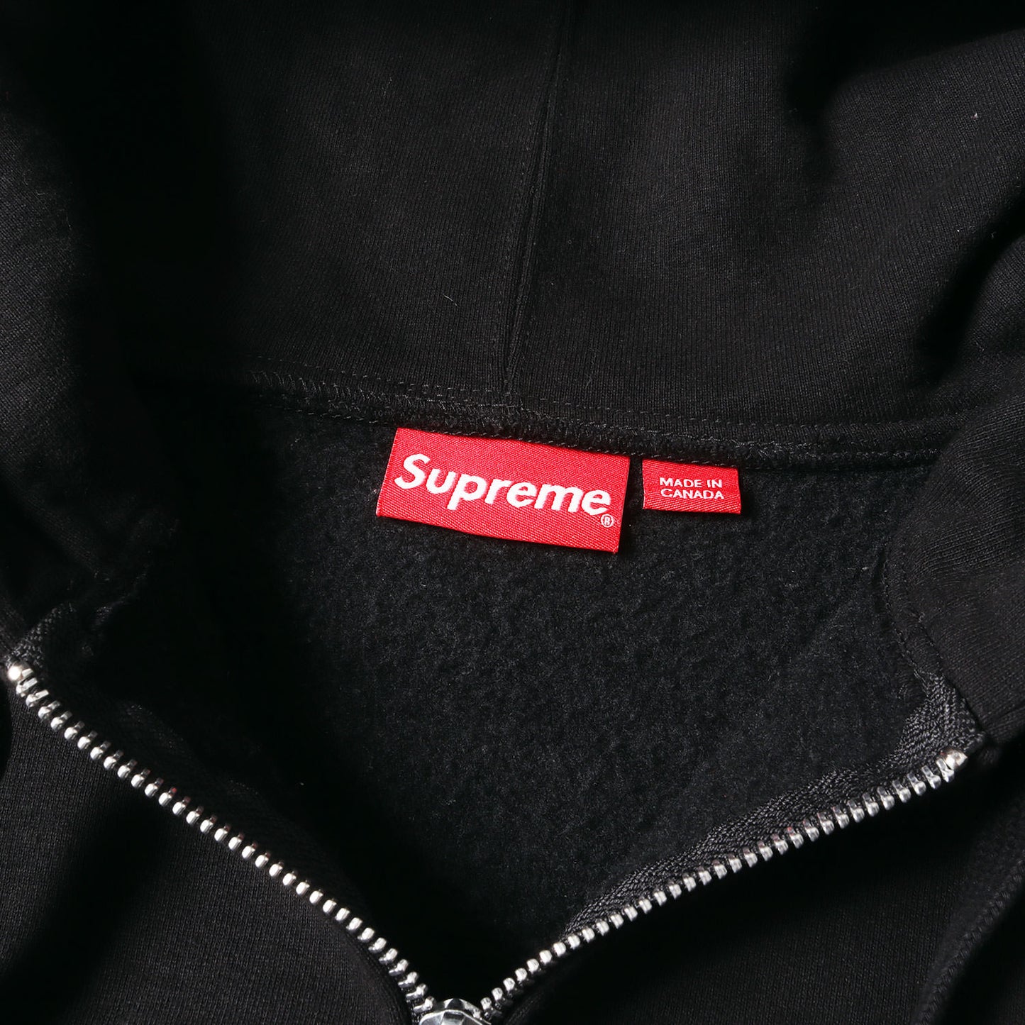 22AW スモールBOXロゴ ジップ スウェットパーカー(Small Box Drawcord Zip Up Hooded Sweatshirt)