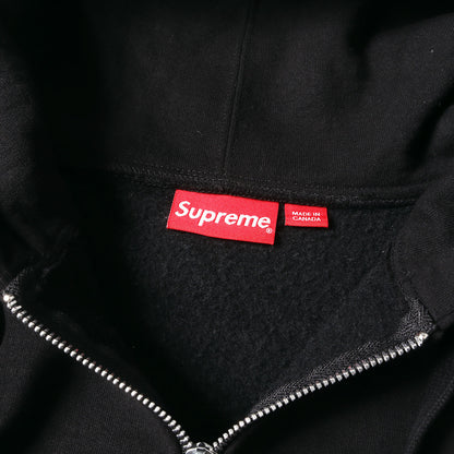 22AW スモールBOXロゴ ジップ スウェットパーカー(Small Box Drawcord Zip Up Hooded Sweatshirt)