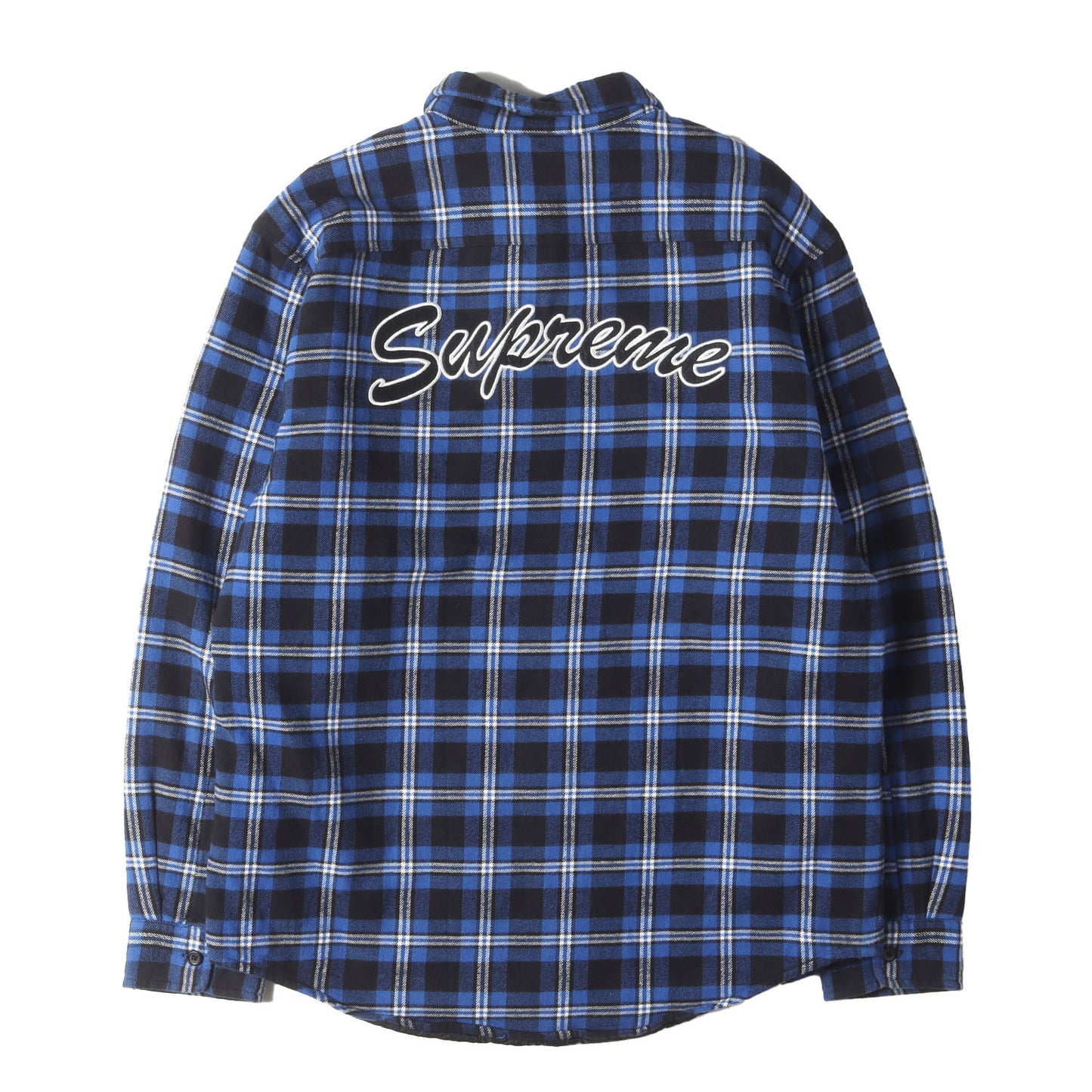 裏地キルティング アーチロゴ チェック フランネルシャツ(Arc Logo Quilted Flannel Shirt)