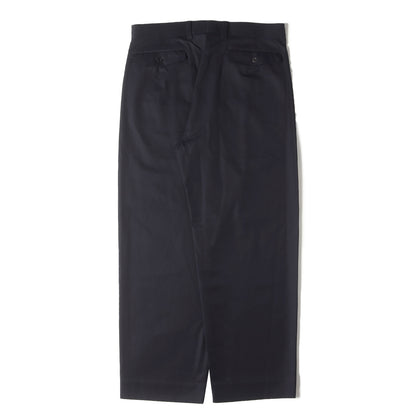 25SS コットン/シルク チノ スラックスパンツ(CHINO SLACKS)