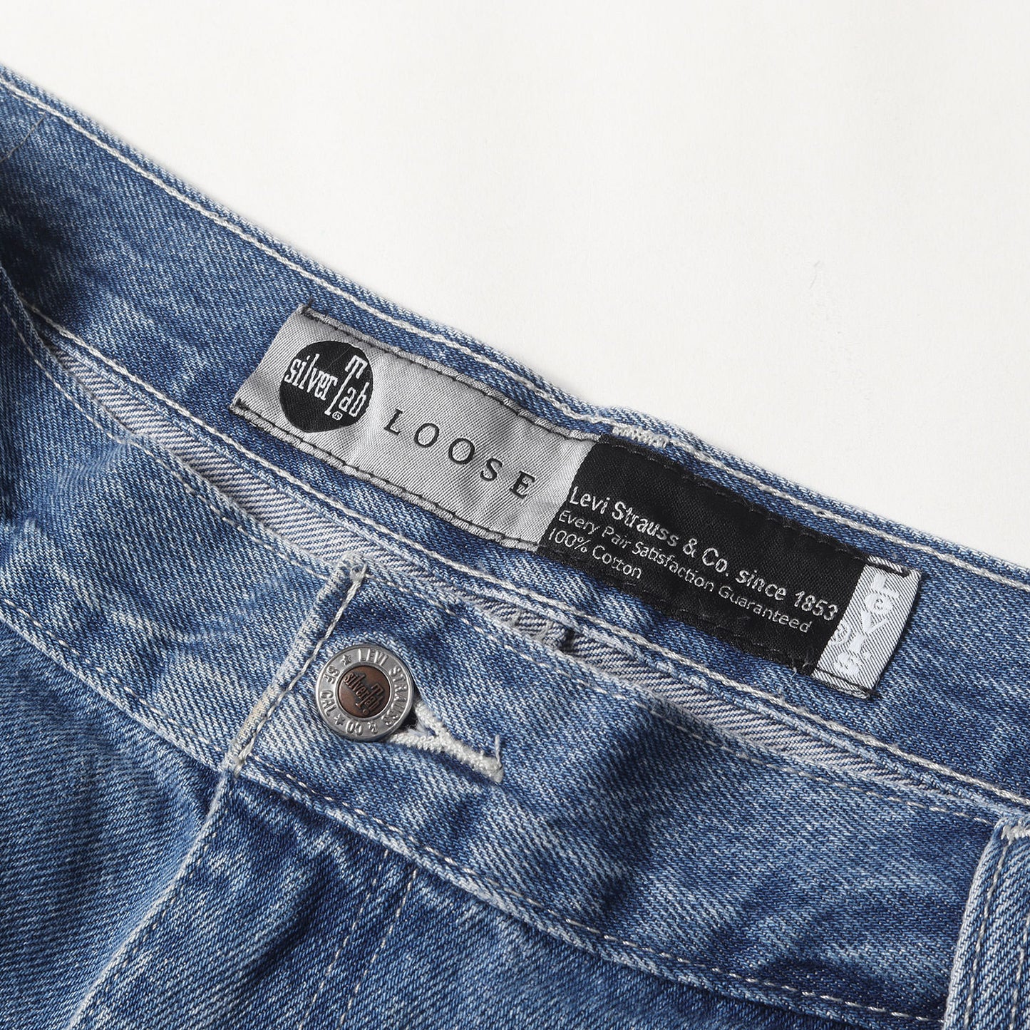 [現行モデル] silver Tab ウォッシュド カーゴ デニム パンツ (LOOSE FIT)