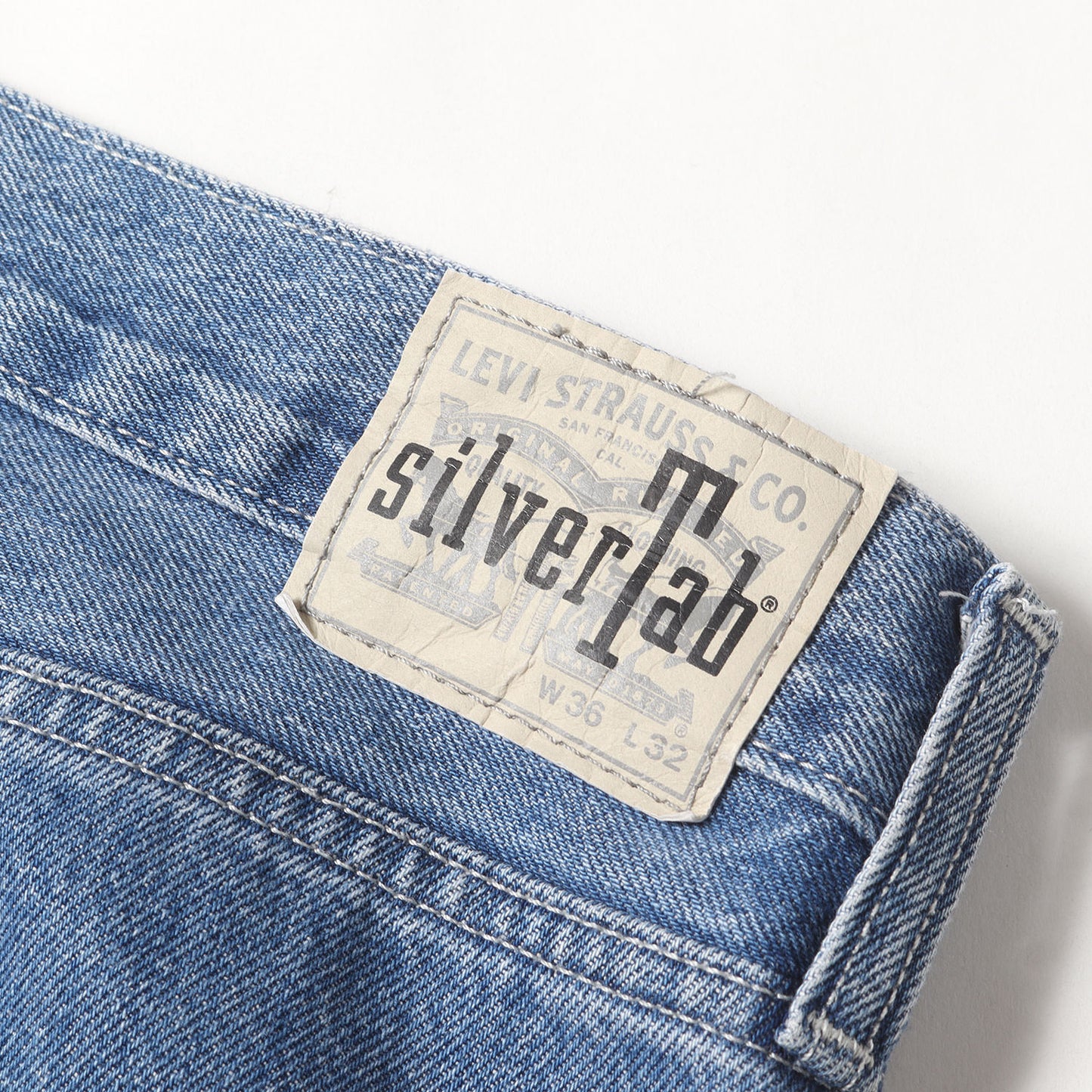 [現行モデル] silver Tab ウォッシュド カーゴ デニム パンツ (LOOSE FIT)