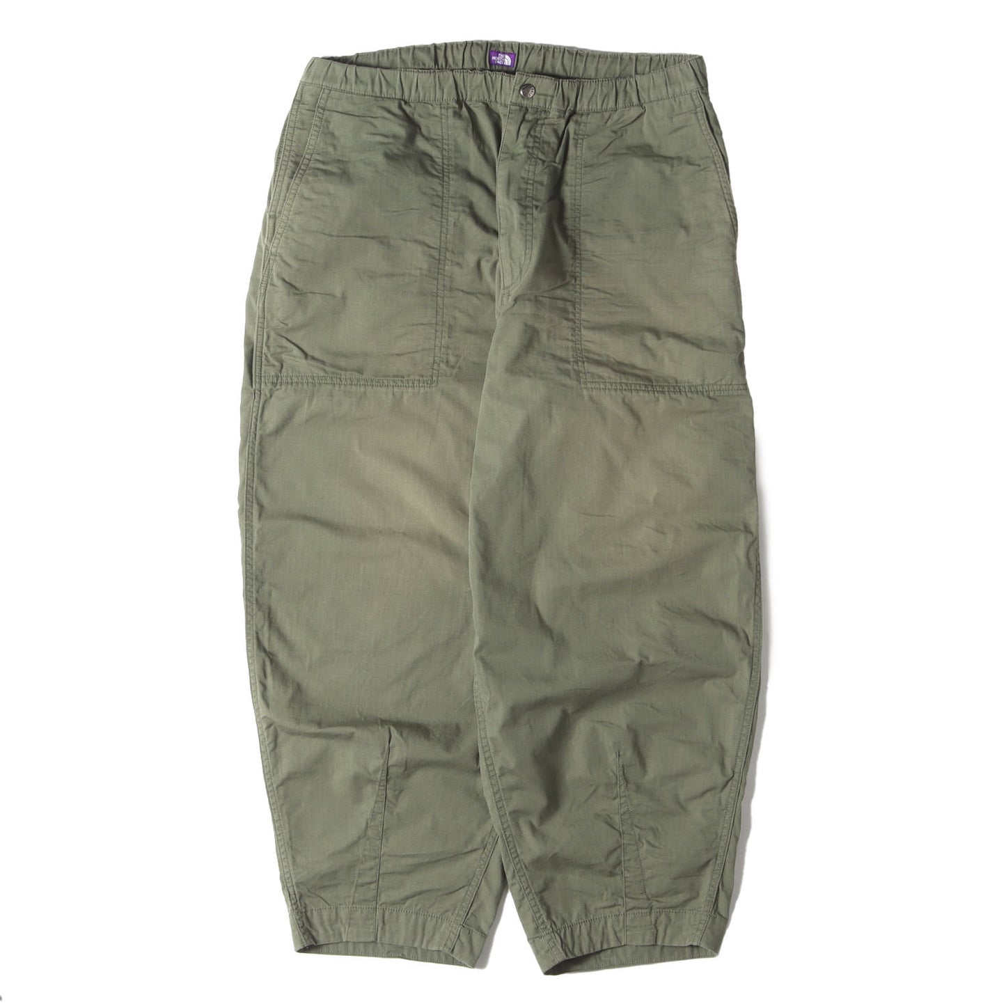 23SS リップストップ ワイドテーパード クロップドパンツ(Ripstop Wide Cropped Pants)