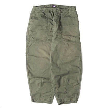 23SS リップストップ ワイドテーパード クロップドパンツ(Ripstop Wide Cropped Pants)