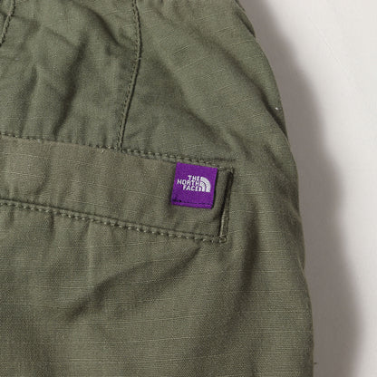 23SS リップストップ ワイドテーパード クロップドパンツ(Ripstop Wide Cropped Pants)