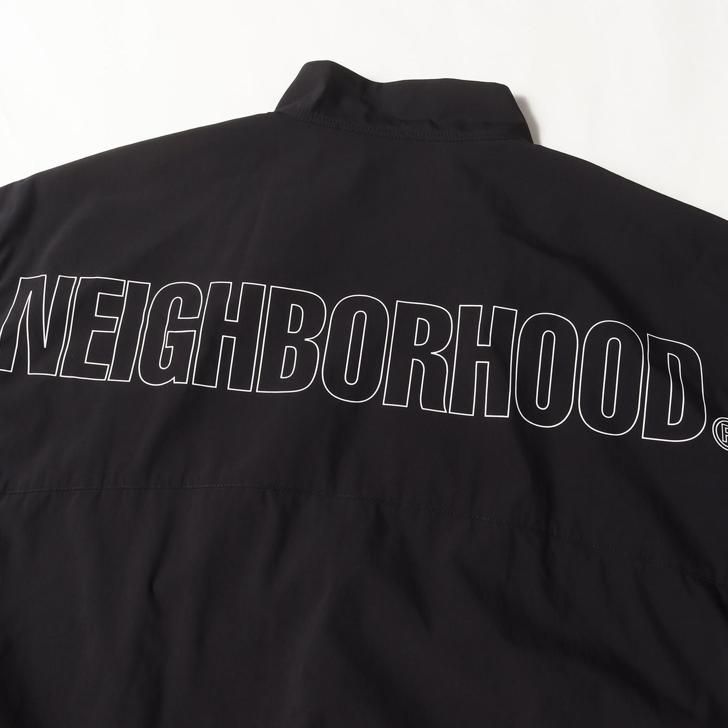 22SS バックロゴ スタンドカラー ジップ ジャケット(POLY STAND / E-JK)