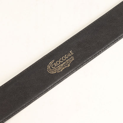 馬車バックル クロコダイルレザー ベルト