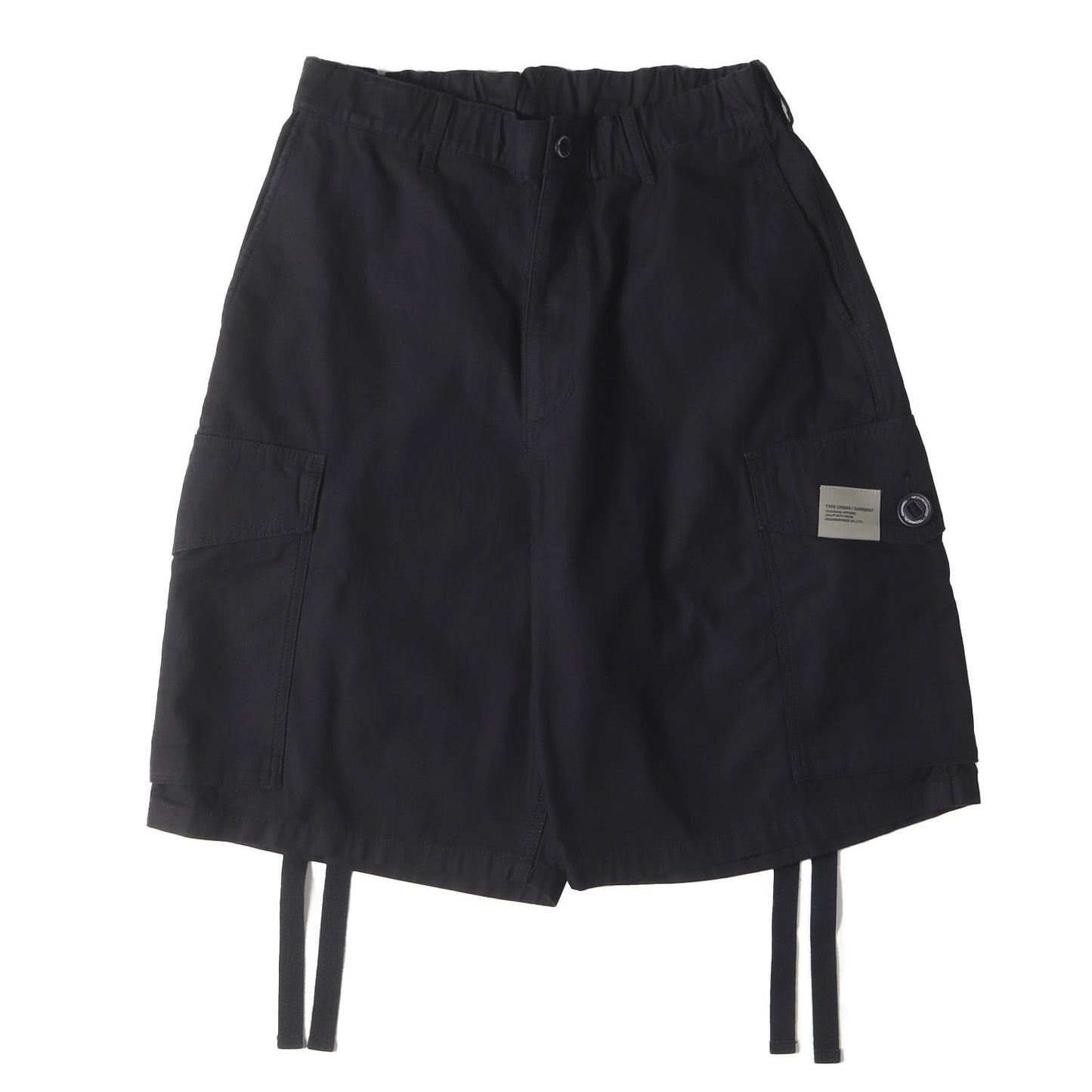 25SS バックサテン ミリタリー ワイド イージー カーゴショーツ(WIDE CARGO SHORT PANTS)