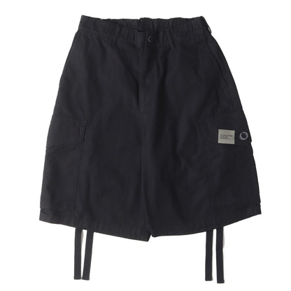 25SS バックサテン ミリタリー ワイド イージー カーゴショーツ(WIDE CARGO SHORT PANTS)