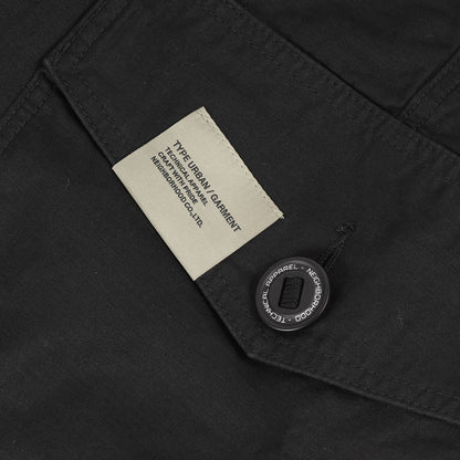 25SS バックサテン ミリタリー ワイド イージー カーゴショーツ(WIDE CARGO SHORT PANTS)