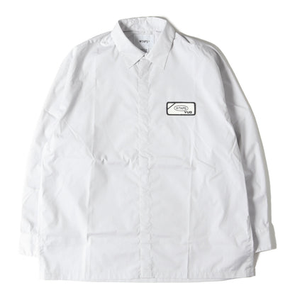 25SS ワッペン付き スナップボタン ワークシャツ(REPO / LS / CTPL. BROADCLOTH)