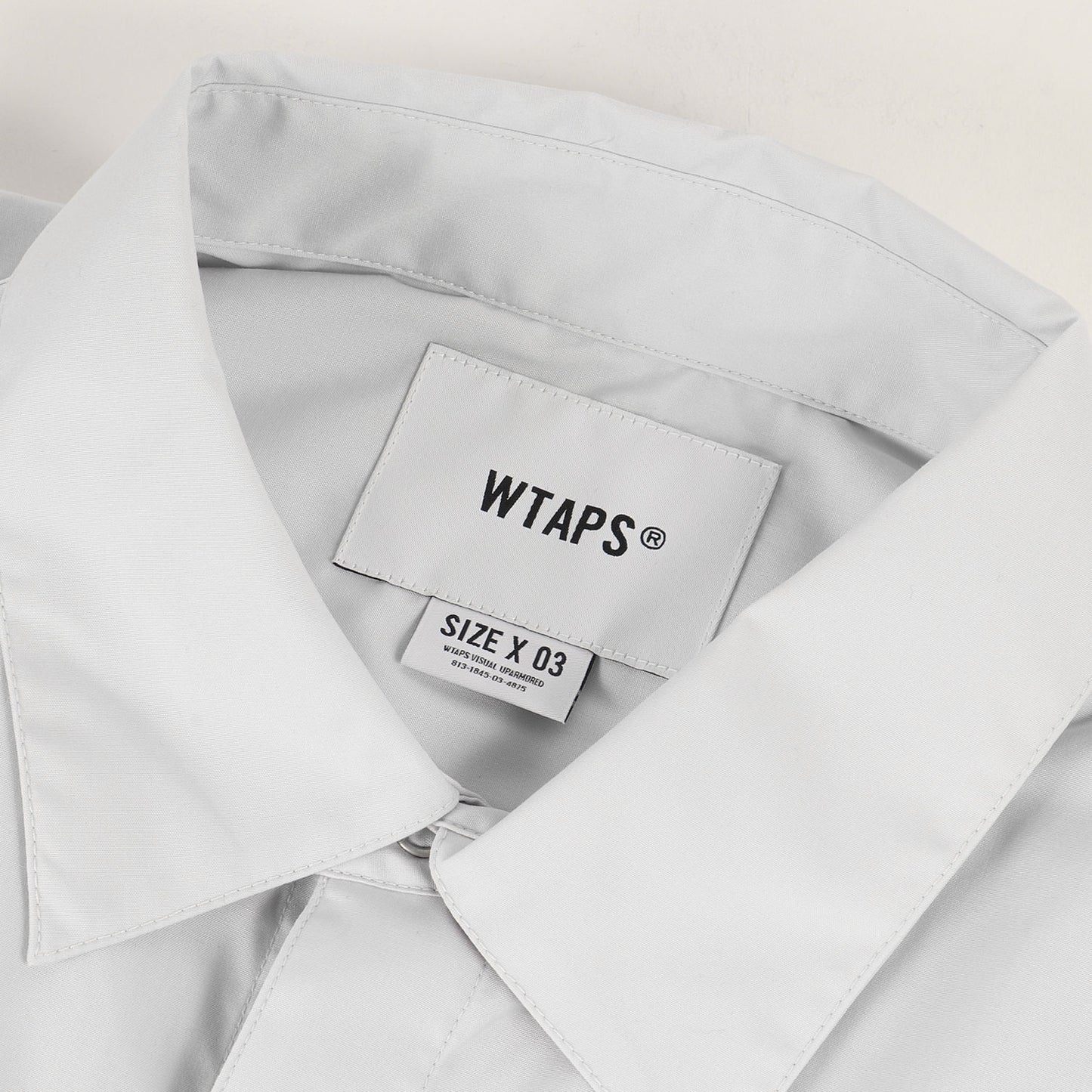 25SS ワッペン付き スナップボタン ワークシャツ(REPO / LS / CTPL. BROADCLOTH)