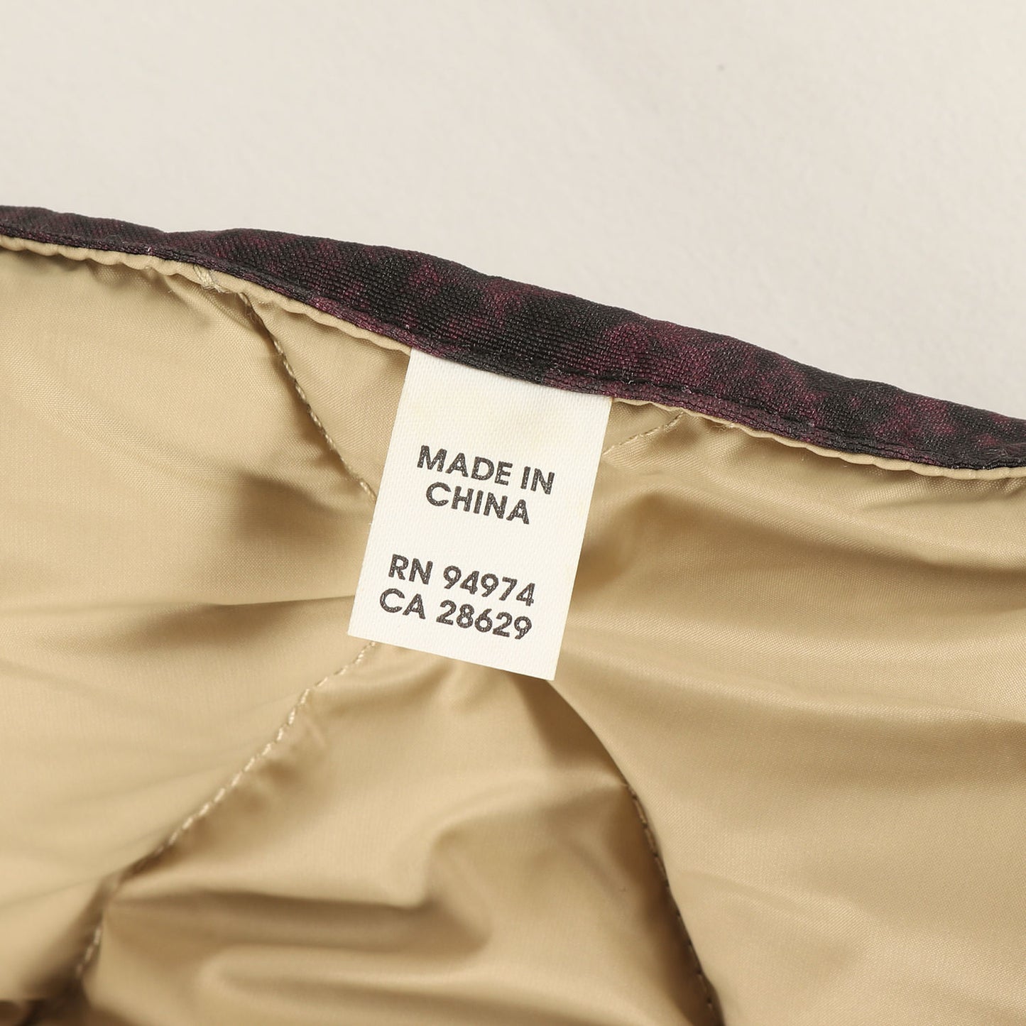 22AW パイソン柄 リバーシブル ダウンベスト(PYTHON REVERSIBLE VEST)