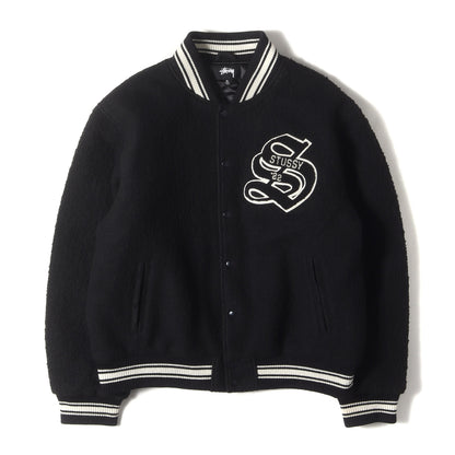 22AW ブラッシュドウール バーシティジャケット / スタジャン(Casentino Wool Varsity Jacket)
