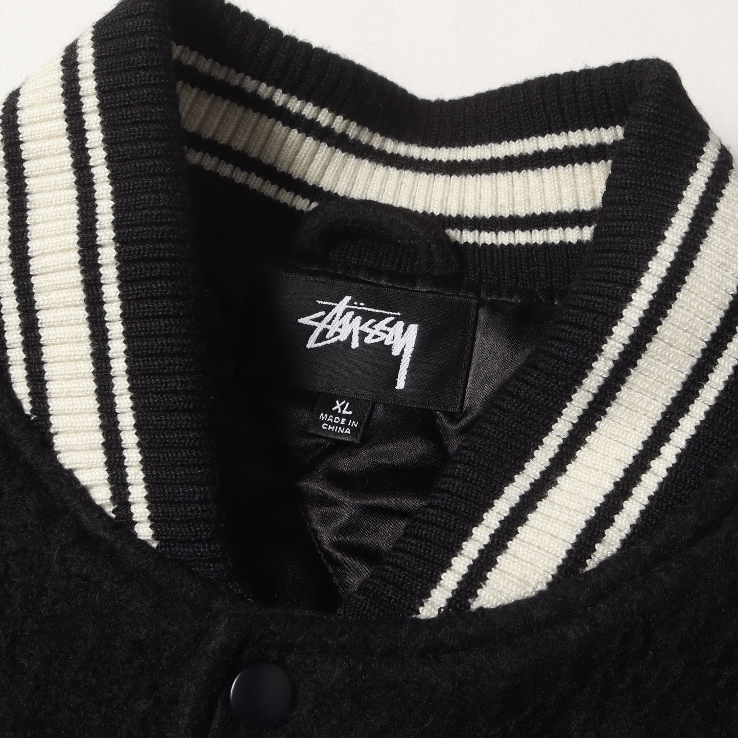 22AW ブラッシュドウール バーシティジャケット / スタジャン(Casentino Wool Varsity Jacket)