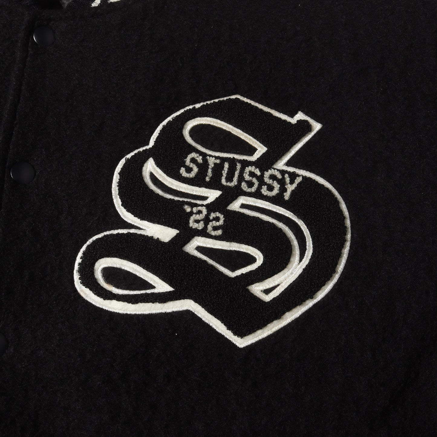 22AW ブラッシュドウール バーシティジャケット / スタジャン(Casentino Wool Varsity Jacket)