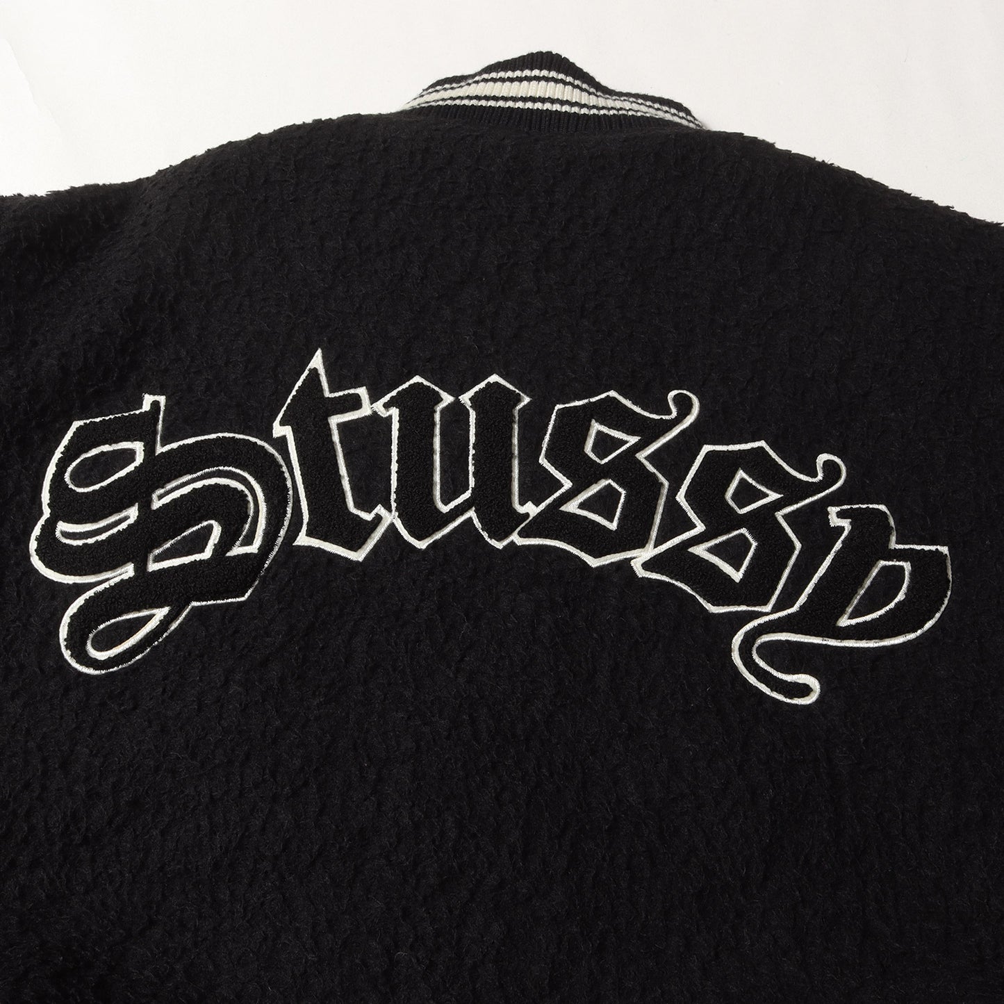 22AW ブラッシュドウール バーシティジャケット / スタジャン(Casentino Wool Varsity Jacket)