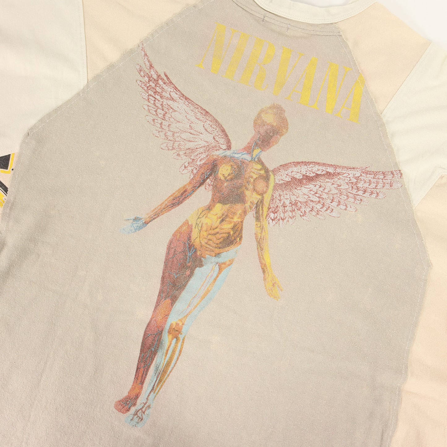 古着リメイク ニルヴァーナ 再構築 ラグラン Tシャツ