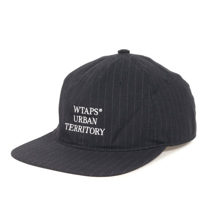 23AW ピンストライプ 6パネルキャップ(T-6H 02 / CAP / PLRA. TWILL. TEXTILE. WUT)