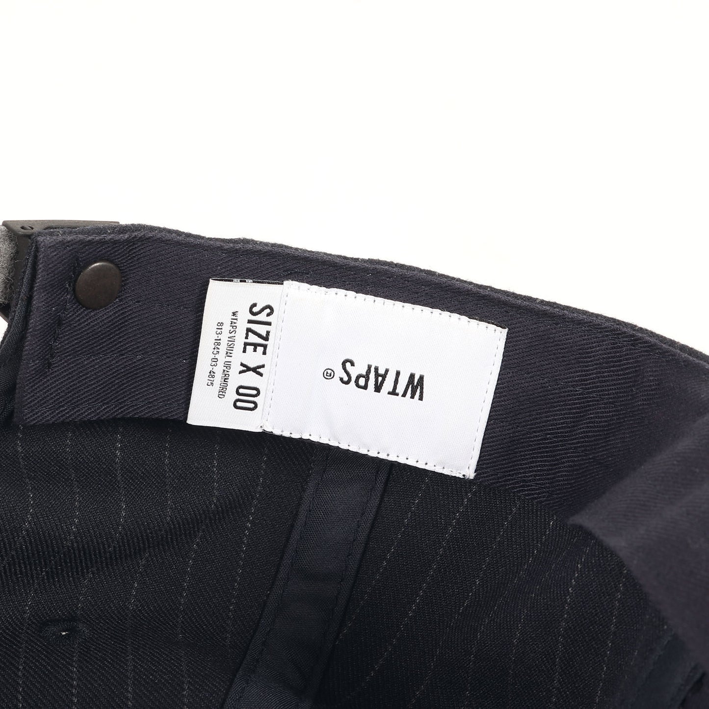 23AW ピンストライプ 6パネルキャップ(T-6H 02 / CAP / PLRA. TWILL. TEXTILE. WUT)