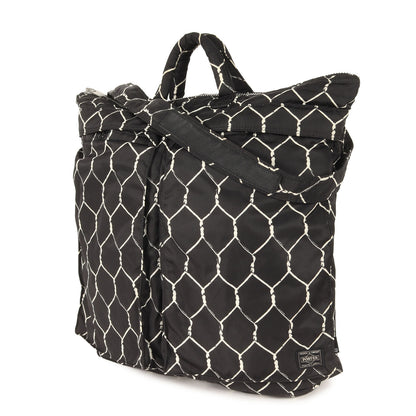 ×PORTER ワイヤーメッシュ柄 ヘルメットバッグ