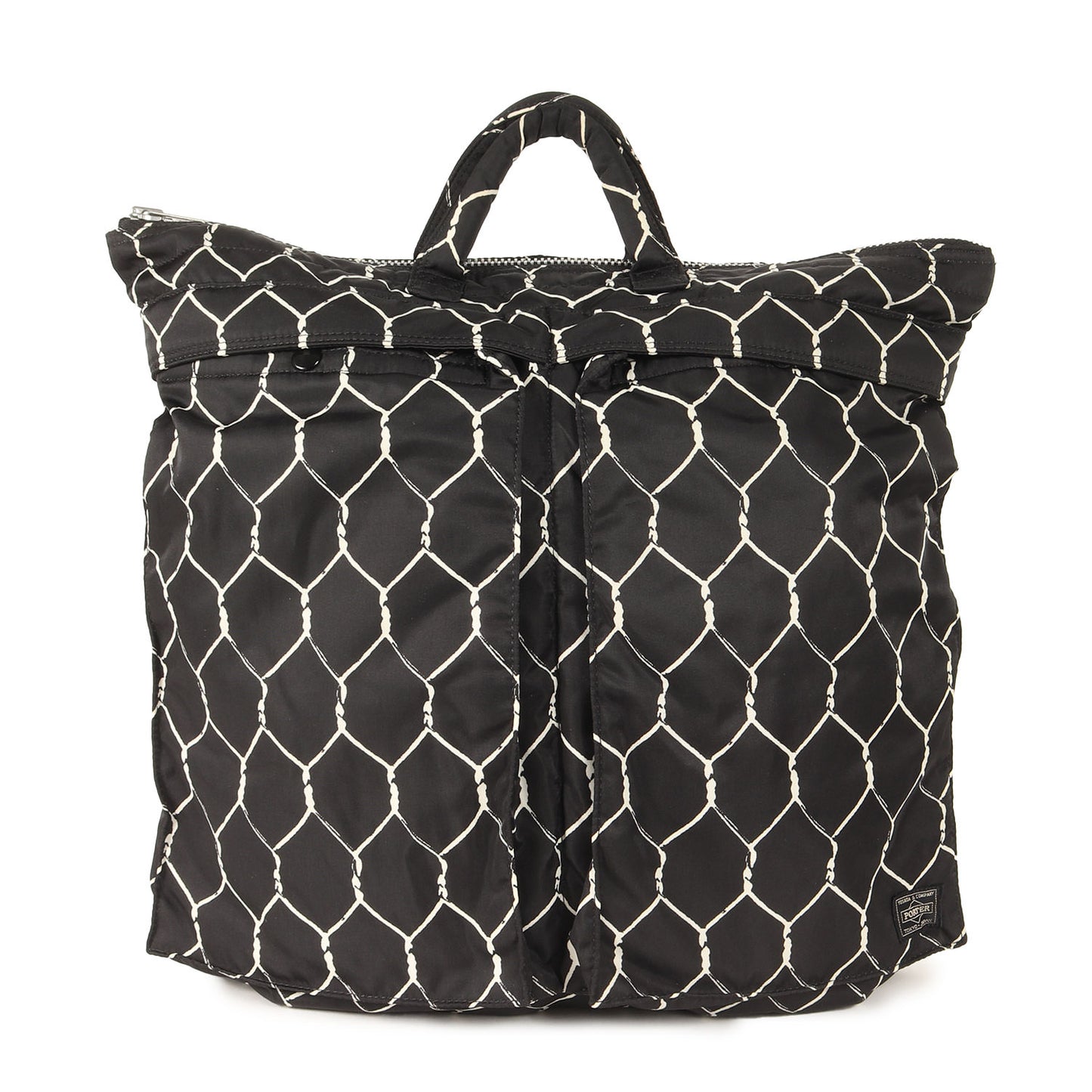×PORTER ワイヤーメッシュ柄 ヘルメットバッグ