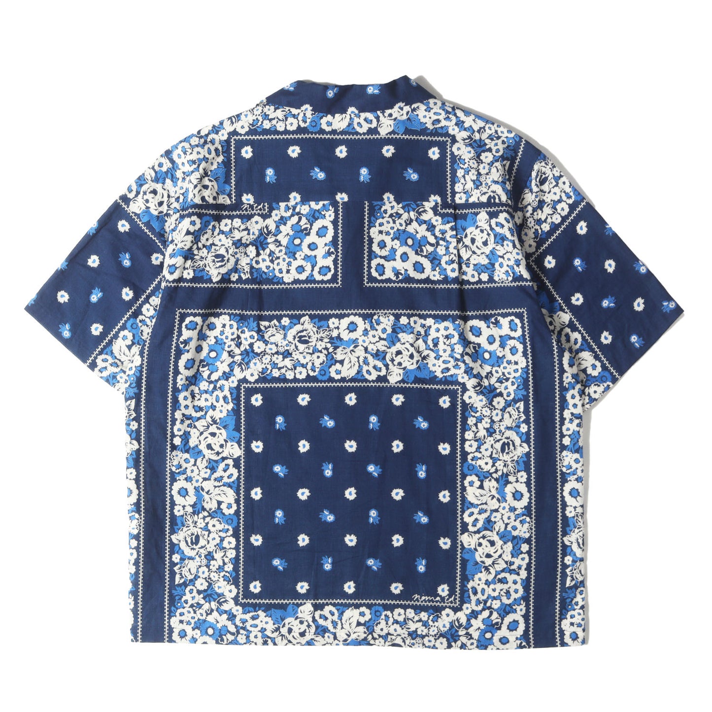 バンダナ柄 オープンカラー 半袖シャツ(Summer Shirt)