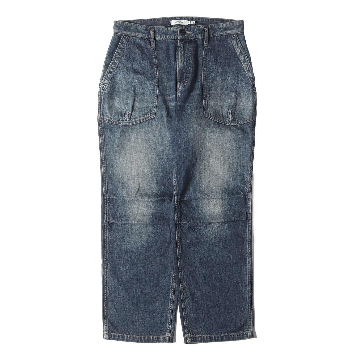 NONNATIVE (ノンネイティブ) 24SS ヴィンテージ加工 ワークデニム