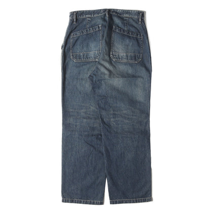 24SS ヴィンテージ加工 ワークデニムパンツ(RANCHER TROUSERS COTTON 10oz DENIM VW)