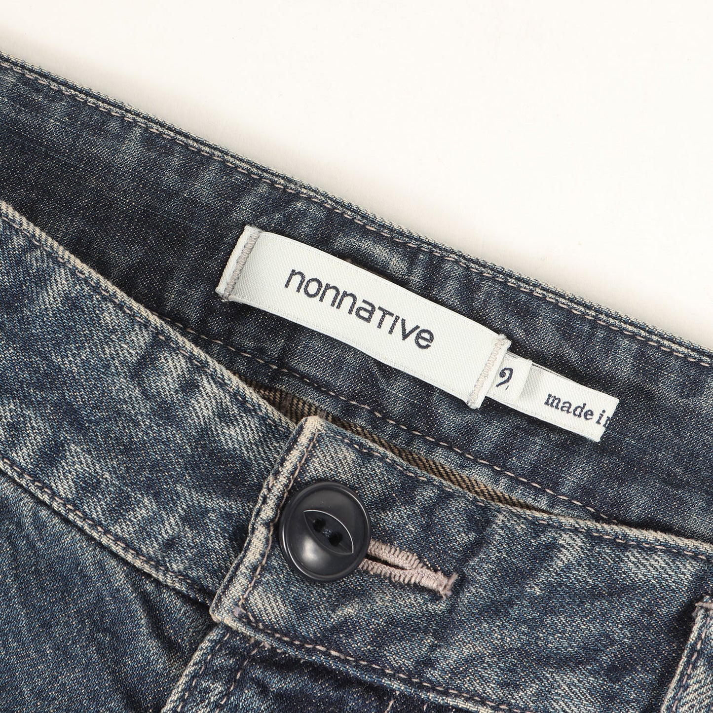 24SS ヴィンテージ加工 ワークデニムパンツ(RANCHER TROUSERS COTTON 10oz DENIM VW)