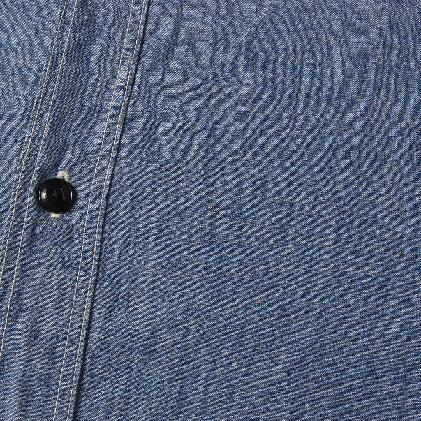 山ポケット プリント シャンブレー ワークシャツ