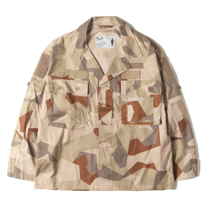 スウェーデン軍 民間モデル M-90 デザートスカンジナビアカモ フィールド シャツジャケット