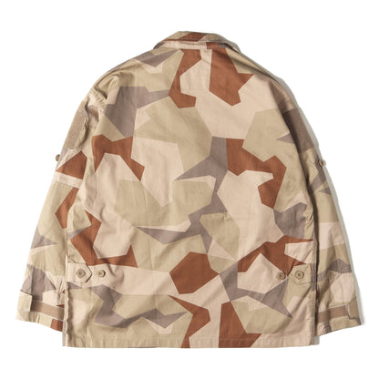 スウェーデン軍 民間モデル M-90 デザートスカンジナビアカモ フィールド シャツジャケット