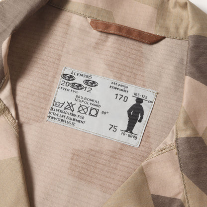 スウェーデン軍 民間モデル M-90 デザートスカンジナビアカモ フィールド シャツジャケット