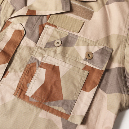 スウェーデン軍 民間モデル M-90 デザートスカンジナビアカモ フィールド シャツジャケット