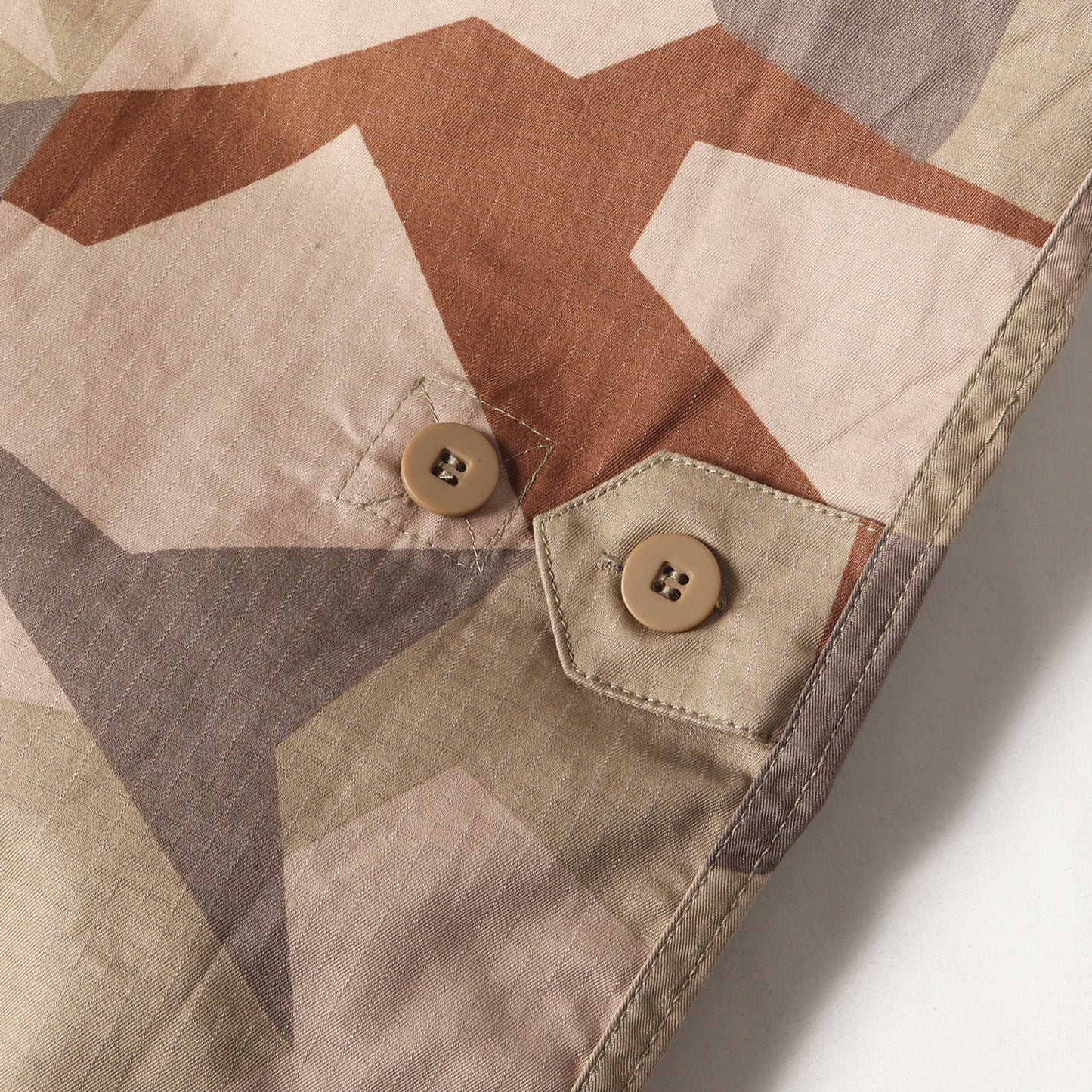 スウェーデン軍 民間モデル M-90 デザートスカンジナビアカモ フィールド シャツジャケット