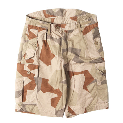 スウェーデン軍 民間モデル M-90 デザートスカンジナビアカモ カーゴ ショーツ