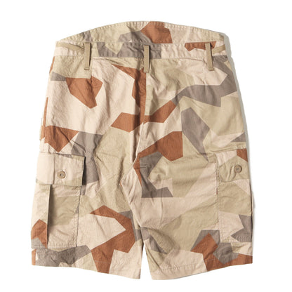 スウェーデン軍 民間モデル M-90 デザートスカンジナビアカモ カーゴ ショーツ