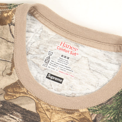 ×Hanes リアルツリーカモ Tシャツ(Realtree Tagless Tees)