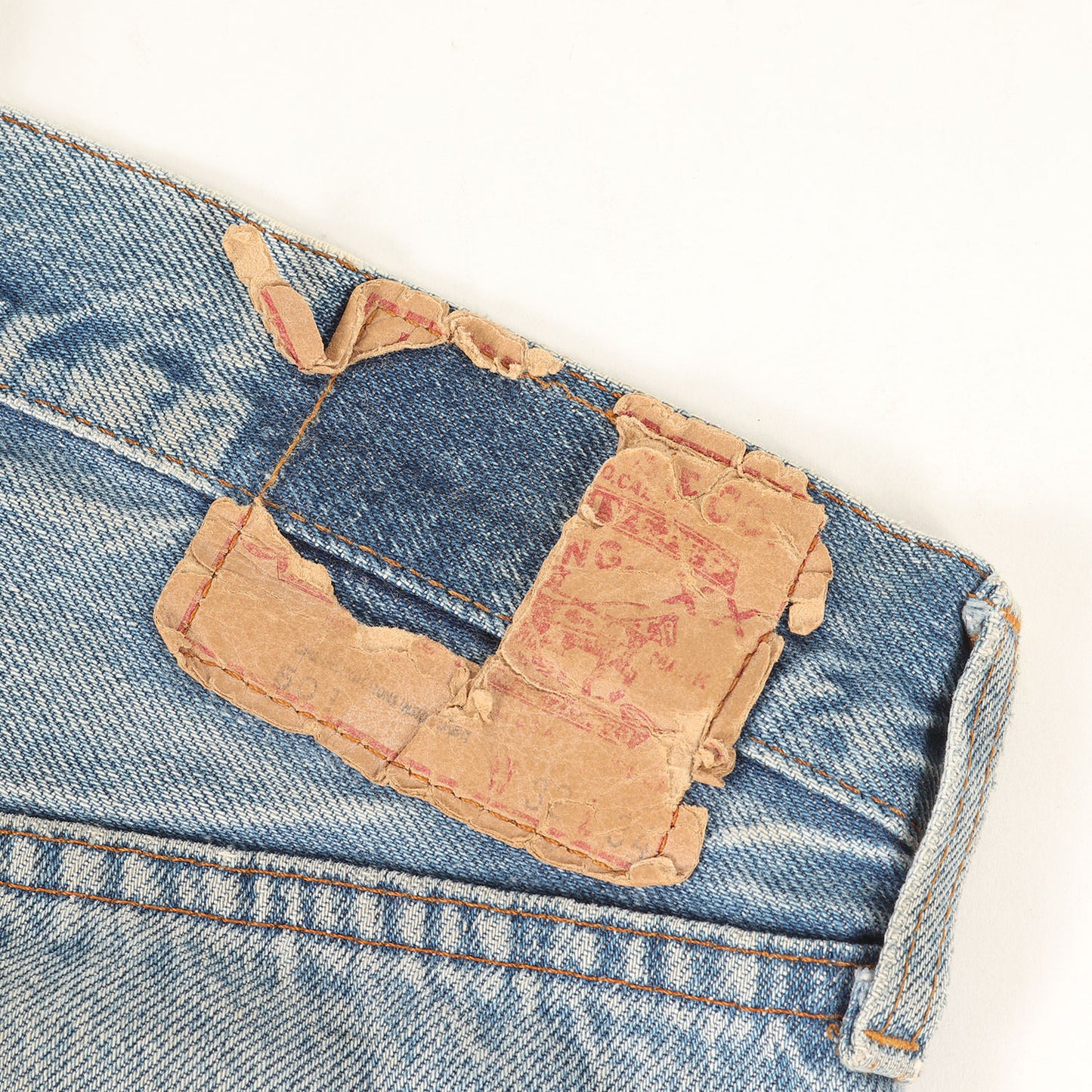 [雰囲気抜群] 80s 501 赤耳 デニムパンツ