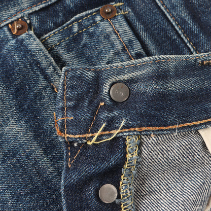 [濃紺 グッドサイズ] 60s 501 Big E デニムパンツ / Vステッチ ボタン裏刻印6