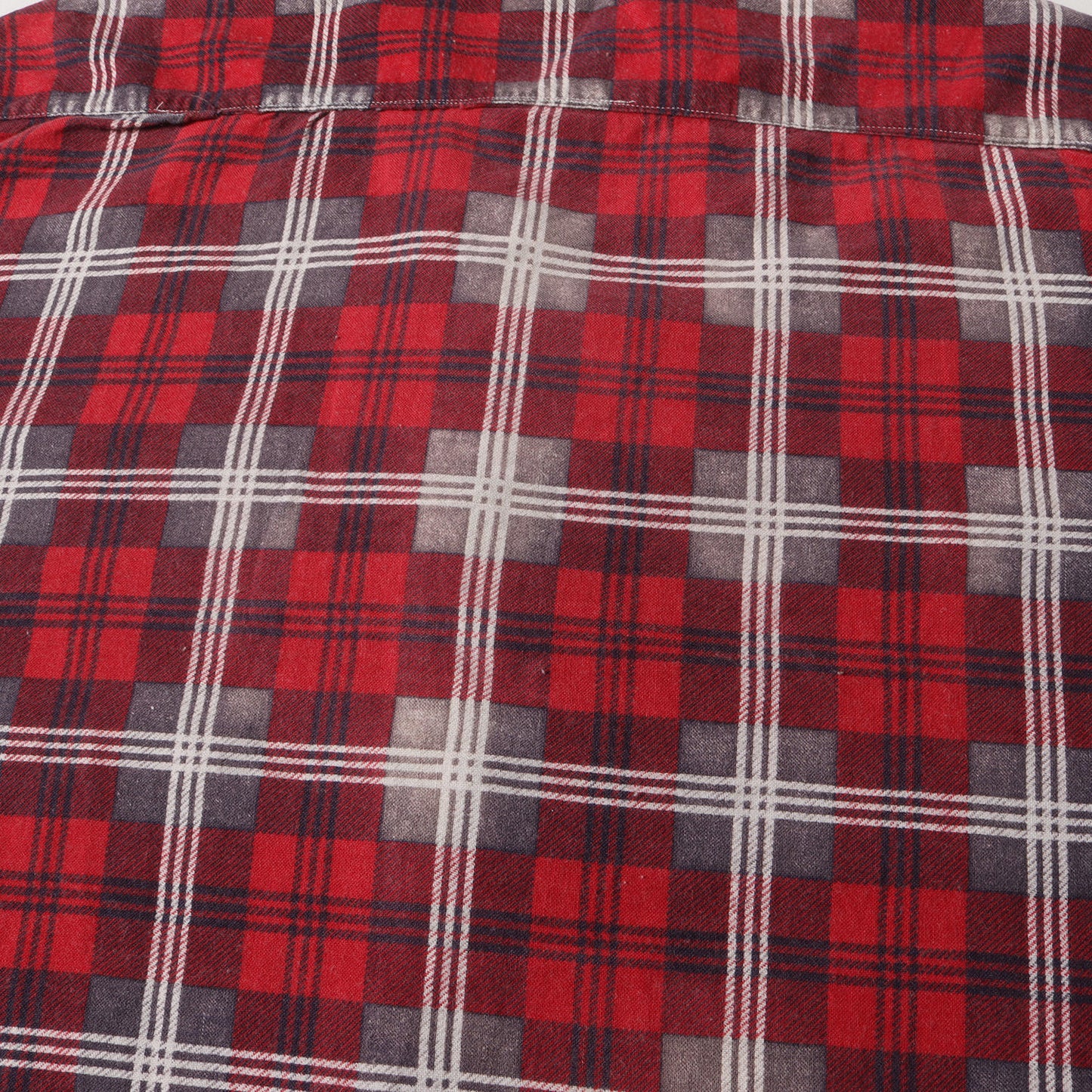 [好配色] 60s プリントチェック フランネルシャツ