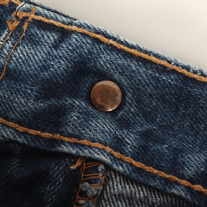 1969年復刻 Big E 606 クラッシュ加工 スリム デニムパンツ(30605-0061)