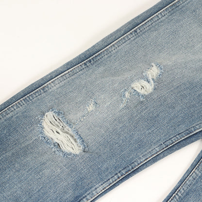 1969年復刻 Big E 606 クラッシュ加工 スリム デニムパンツ(30605-0061)